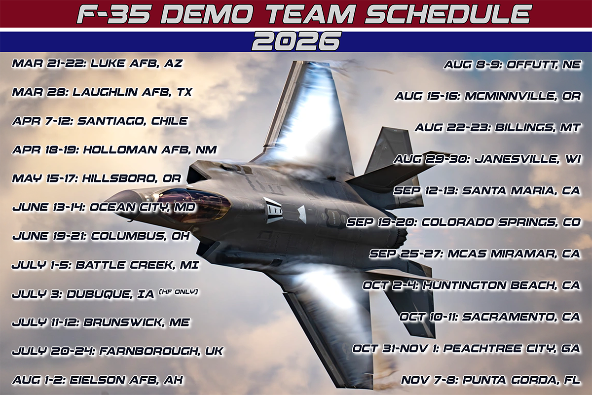 F-35A Demo Team